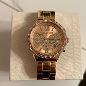 Women’s Michael Korse Rose Gold Watch